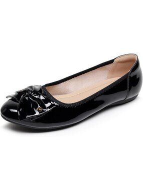 Chic Women's Bows Dance Flat Shoes - Comfortable, Stylish, Perfect for Everyday